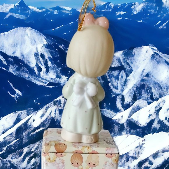 1997 Precious Moments "Can You Join Us For A Merry" Christmas #272698 Ornament - Picture 4 of 8